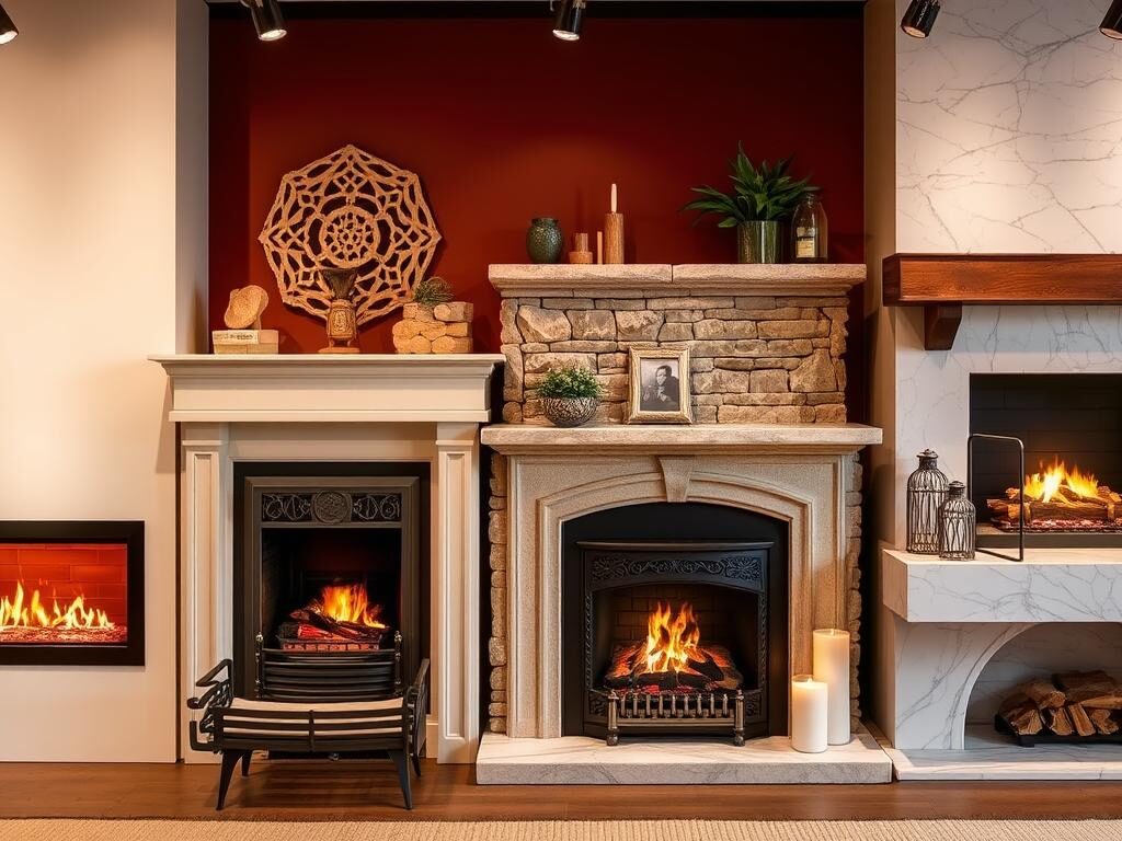 Différents types de cheminées