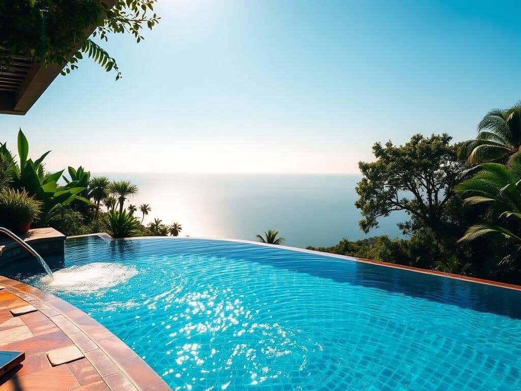 piscine à débordement