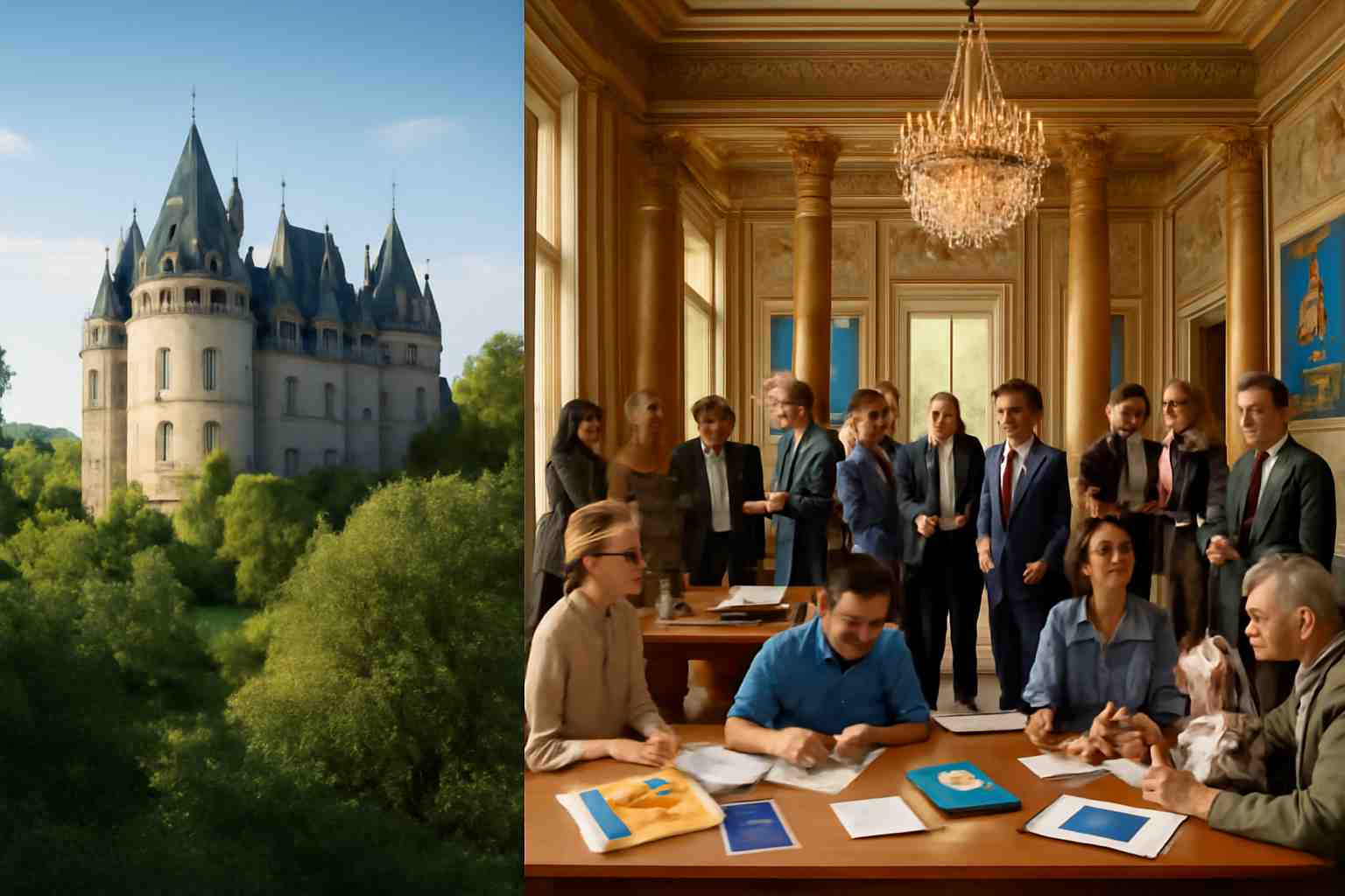 découvrez comment un château près d'angers se transforme en espace unique où artistes et chefs d'entreprise collaborent pour stimuler l'innovation créative lors de rencontres inspirantes.