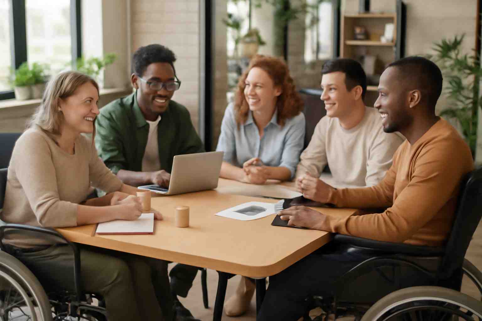 découvrez comment une entreprise encourage l'inclusivité et renforce la cohésion entre salariés handicapés et valides grâce à des actions innovantes et un engagement en faveur de la diversité au travail.
