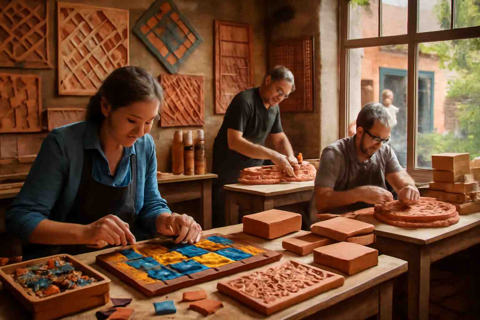 Découvrez en images comment une entreprise de Maine-et-Loire charme le monde avec ses créations en briques et carreaux
