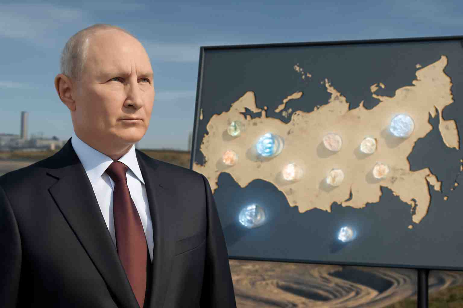 Poutine veut propulser la Russie dans la course mondiale aux terres rares