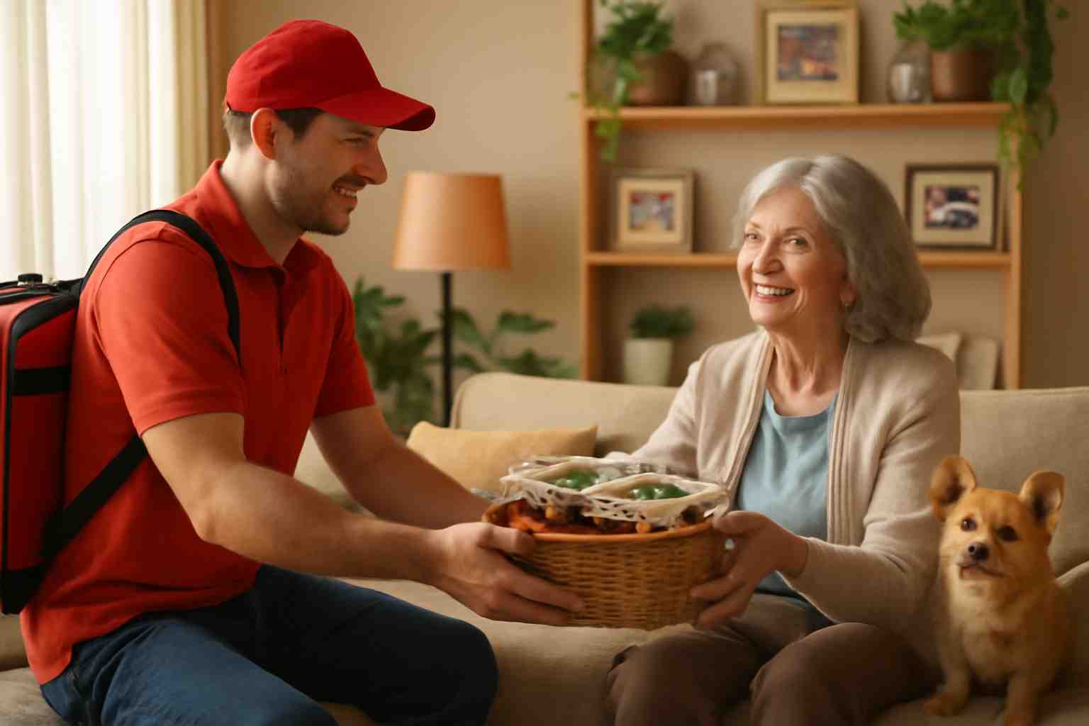 Une initiative novatrice : livraison de repas à domicile dédiée aux seniors
