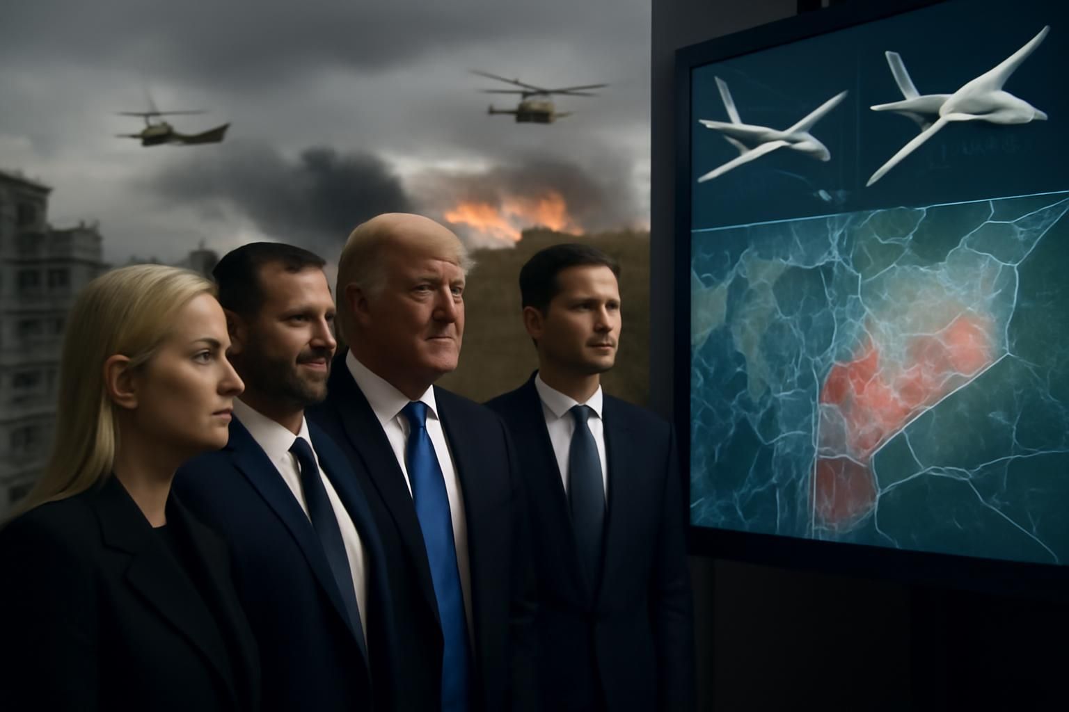 découvrez comment les héritiers de trump parient sur le marché des drones dans un contexte de conflit croissant au moyen-orient.
