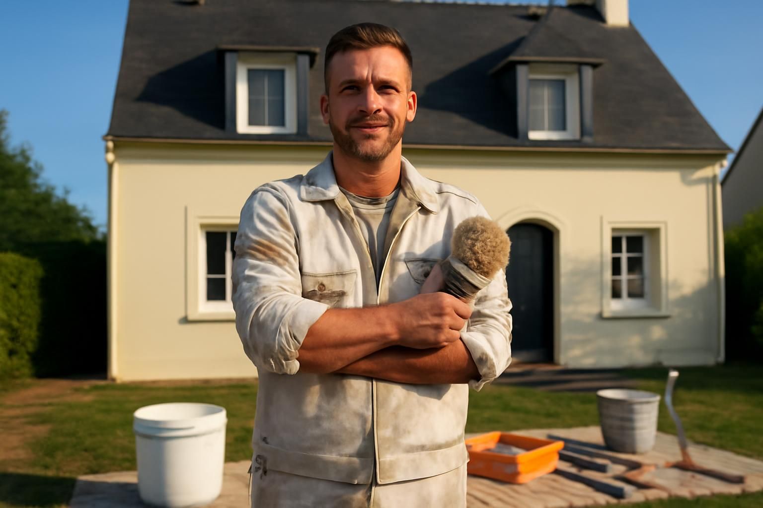 après 13 ans d'expérience, gary thomas ouvre sa propre entreprise de peinture à pordic, offrant des services professionnels et de qualité pour tous vos projets.