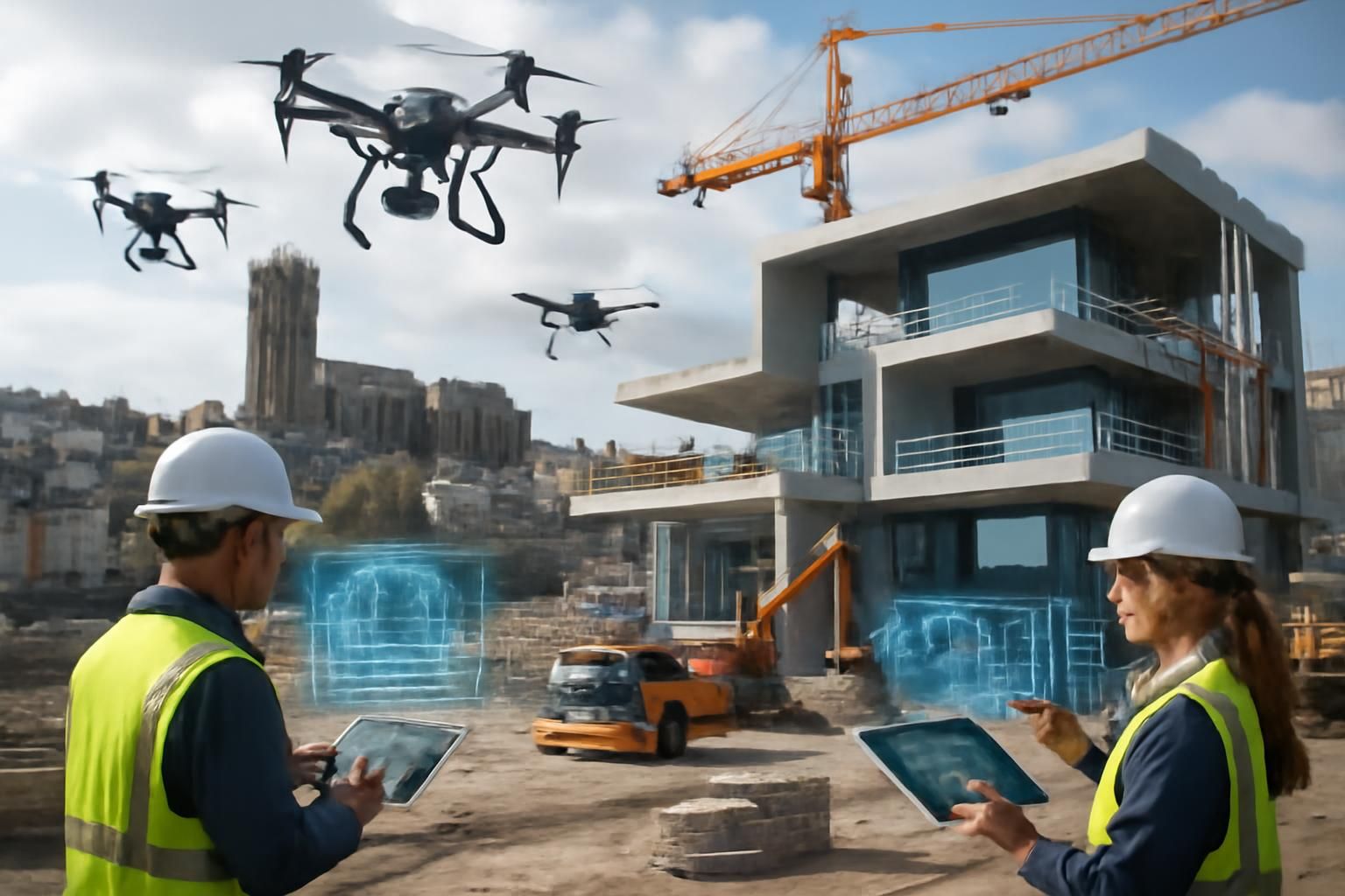 découvrez comment rodez intègre les drones et l'intelligence artificielle pour transformer et moderniser le secteur du bâtiment, offrant innovation et efficacité.